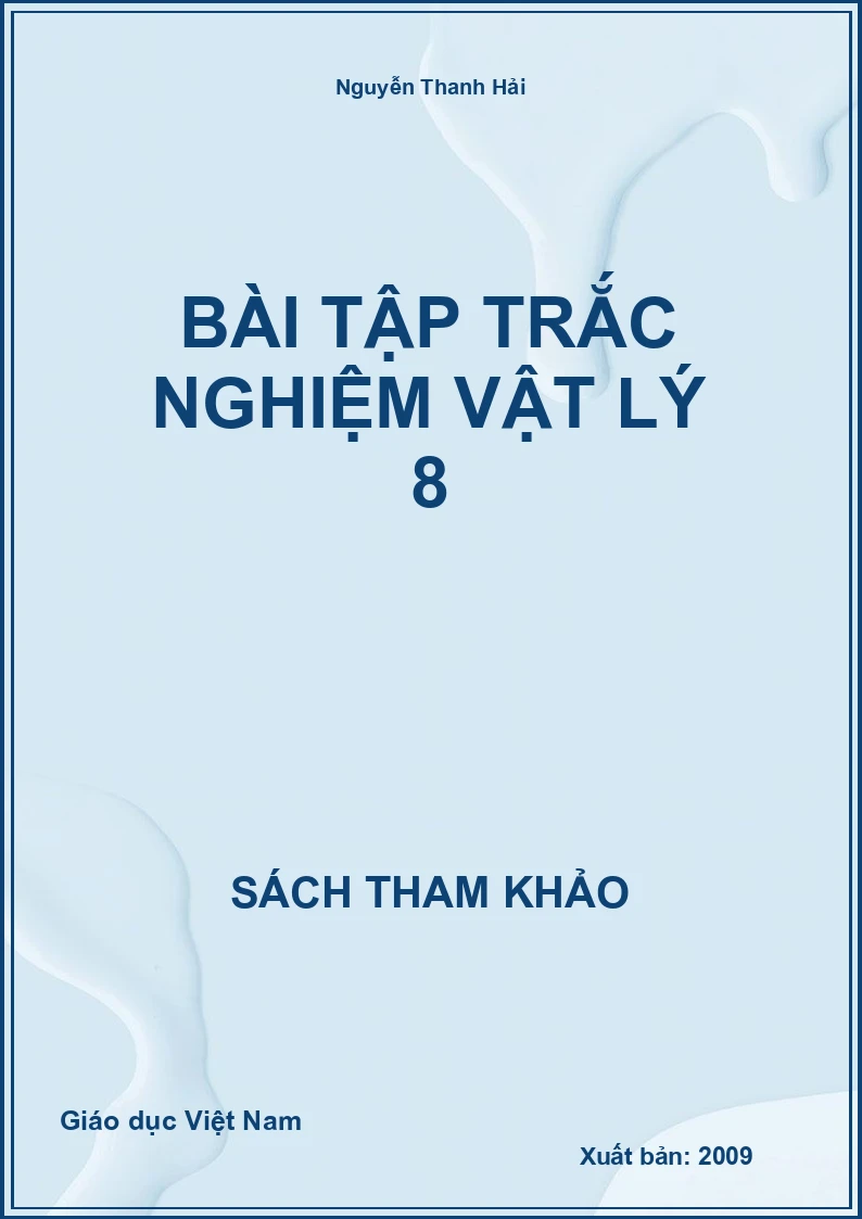 Bài tập trắc nghiệm vật lý 8