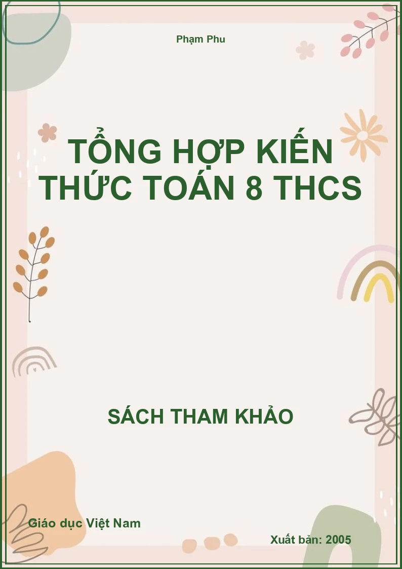 Tổng hợp kiến thức toán 8 THCS