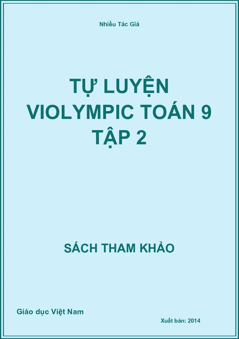 Tự luyện Violympic Toán 9 tập 2