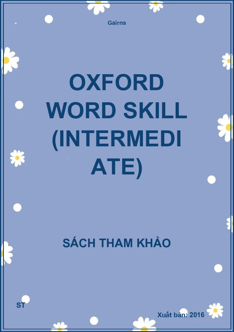 Oxford Word skill (Intermediate)