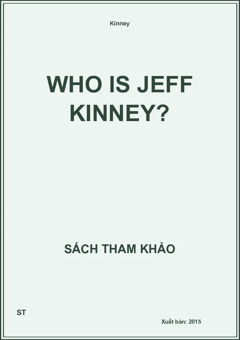 Who is Jeff Kinney?