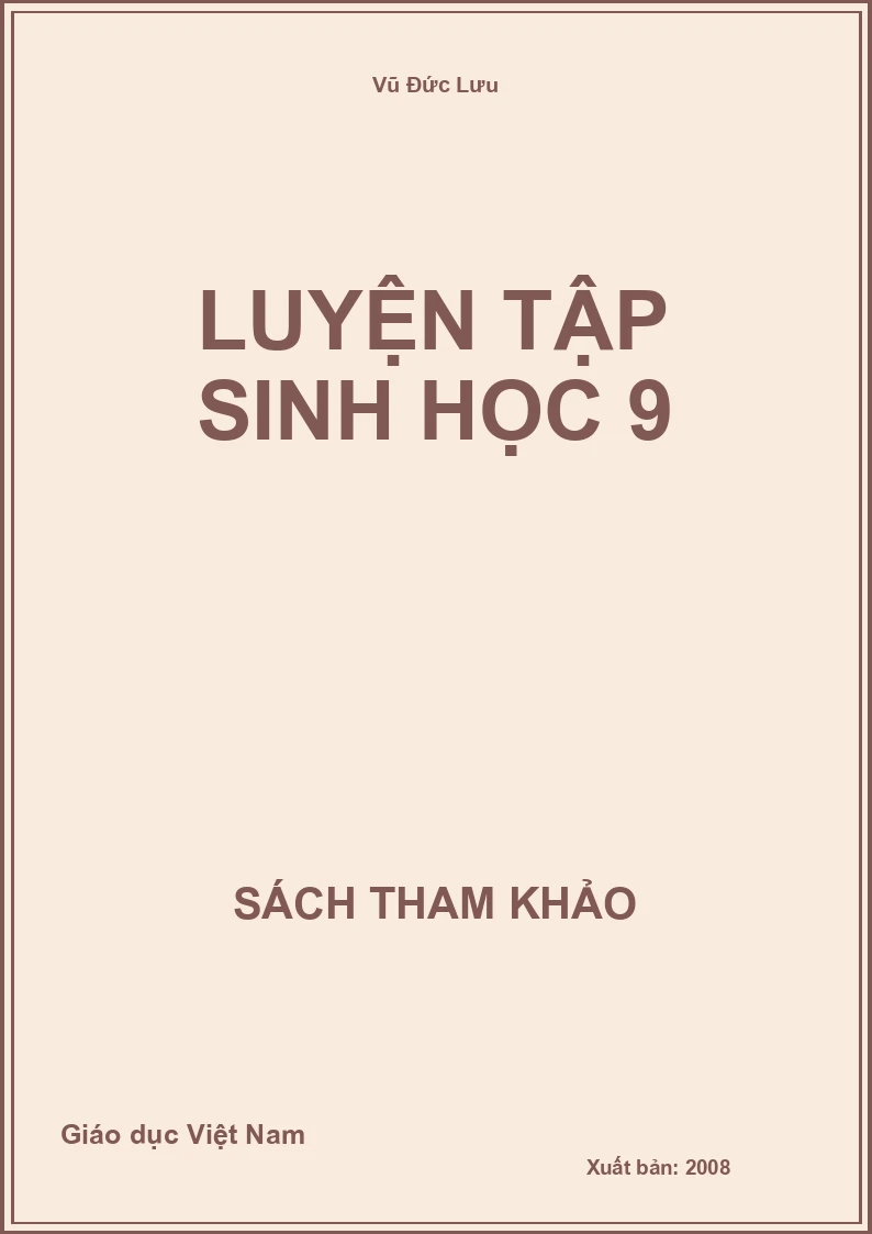 Luyện tập sinh học 9