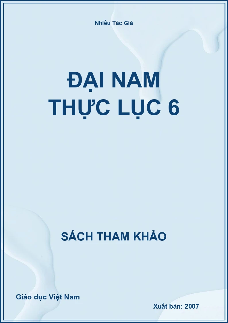 Đại Nam thực lục 6
