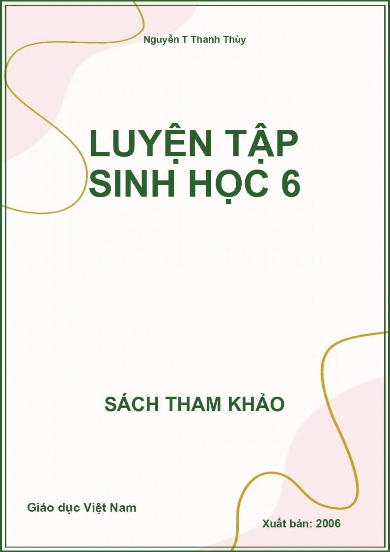 Luyện tập sinh học 6