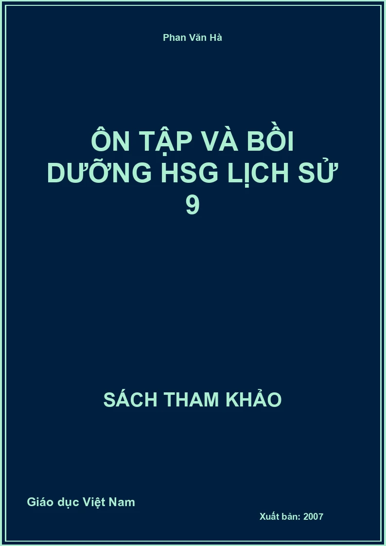 Ôn tập và bồi dưỡng HSG Lịch Sử 9