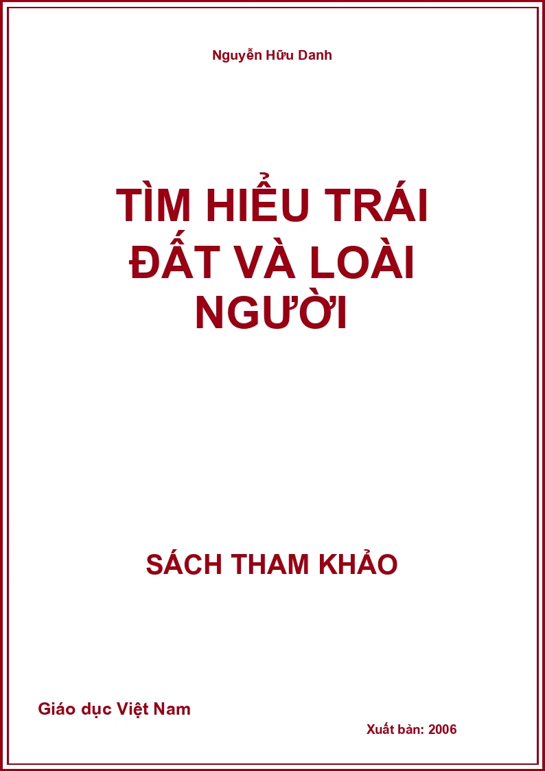 Tìm hiểu trái đất và loài người