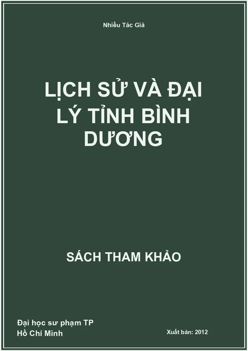 Lịch Sử và đại lý tỉnh Bình Dương