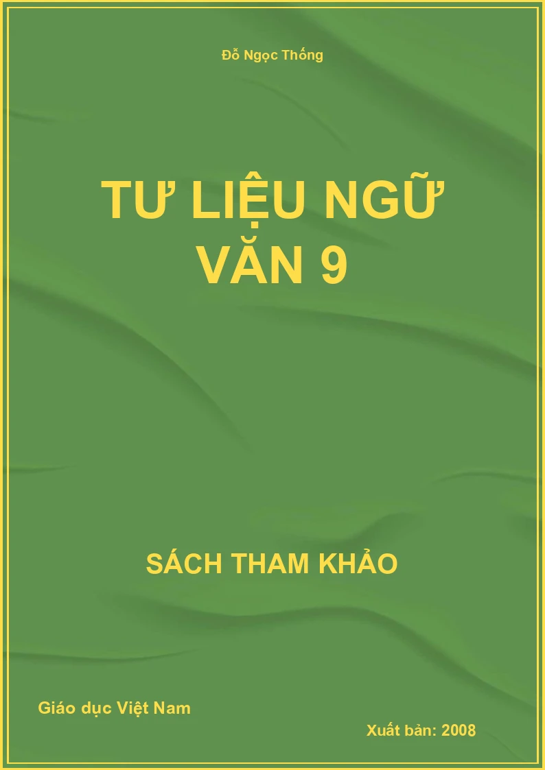 Tư liệu Ngữ văn 9