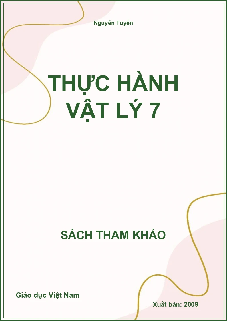 Thực hành vật lý 7