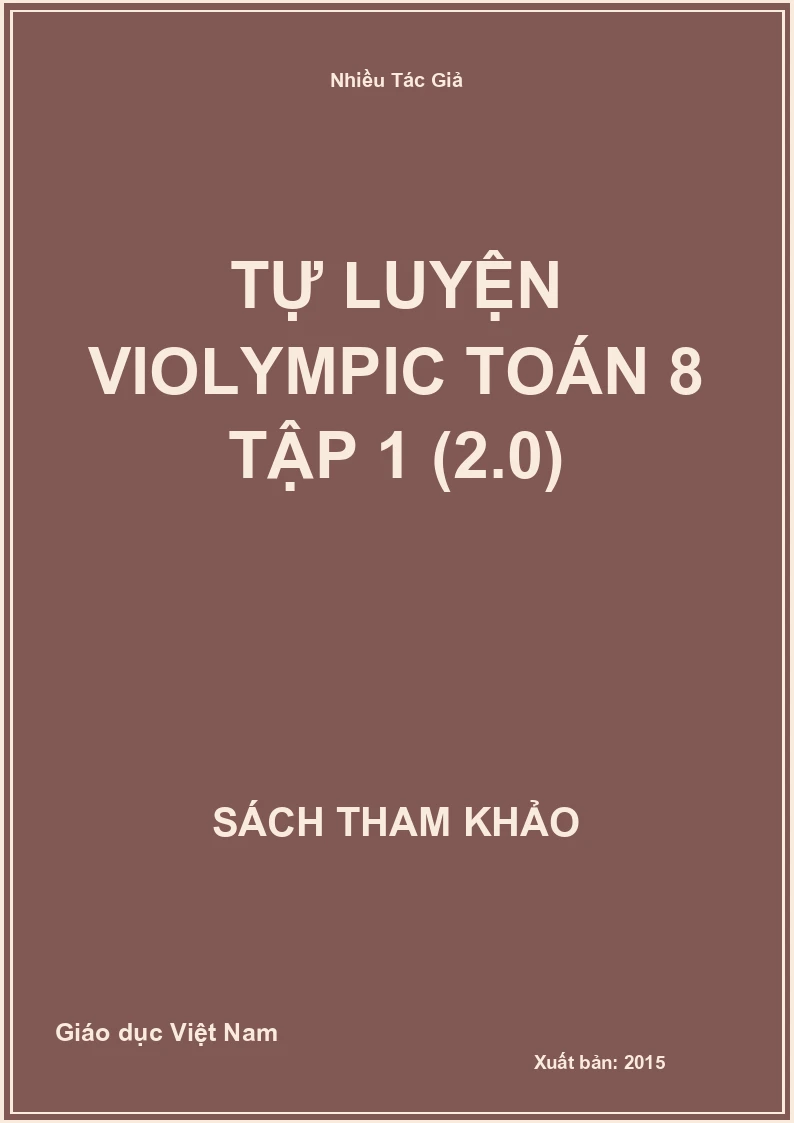 Tự luyện Violympic Toán 8 tập 1 (2.0)