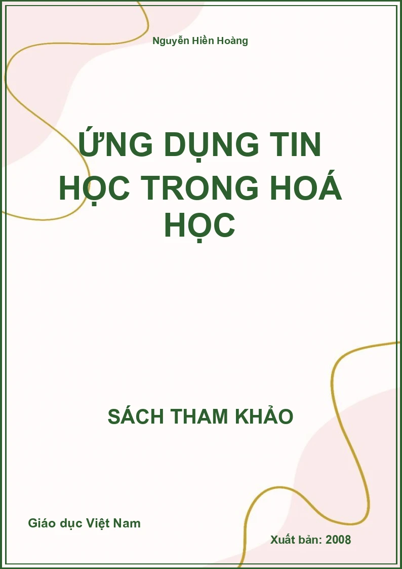 Ứng dụng tin học trong hoá học
