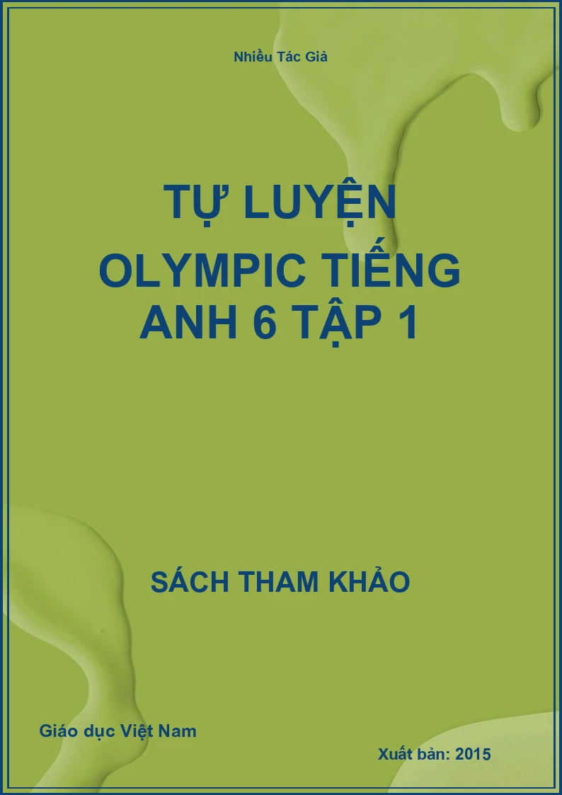 Tự luyện Olympic Tiếng anh 6 tập 1