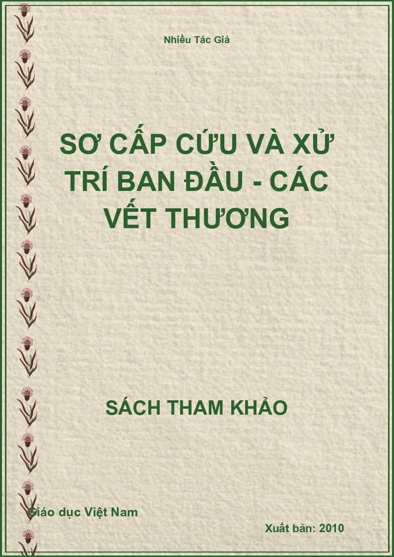 Sơ cấp cứu và xử trí ban đầu - Các vết thương