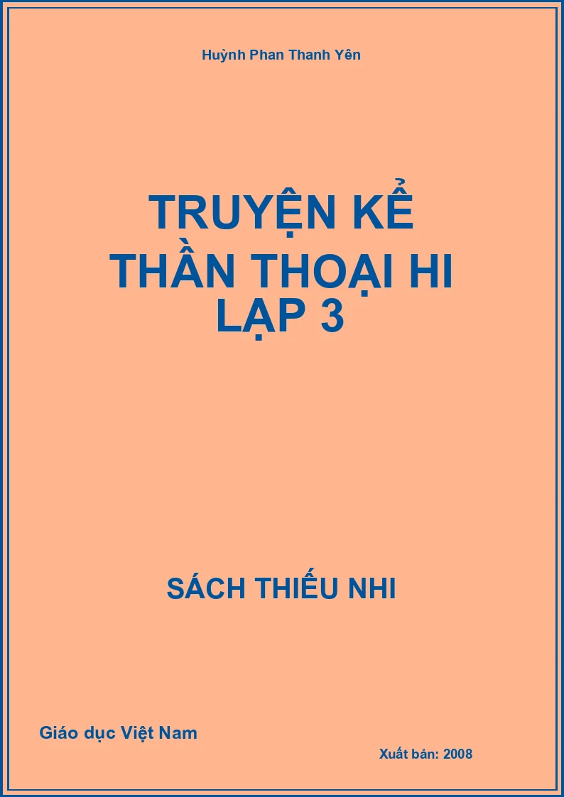 Truyện kể thần thoại Hi Lạp 3
