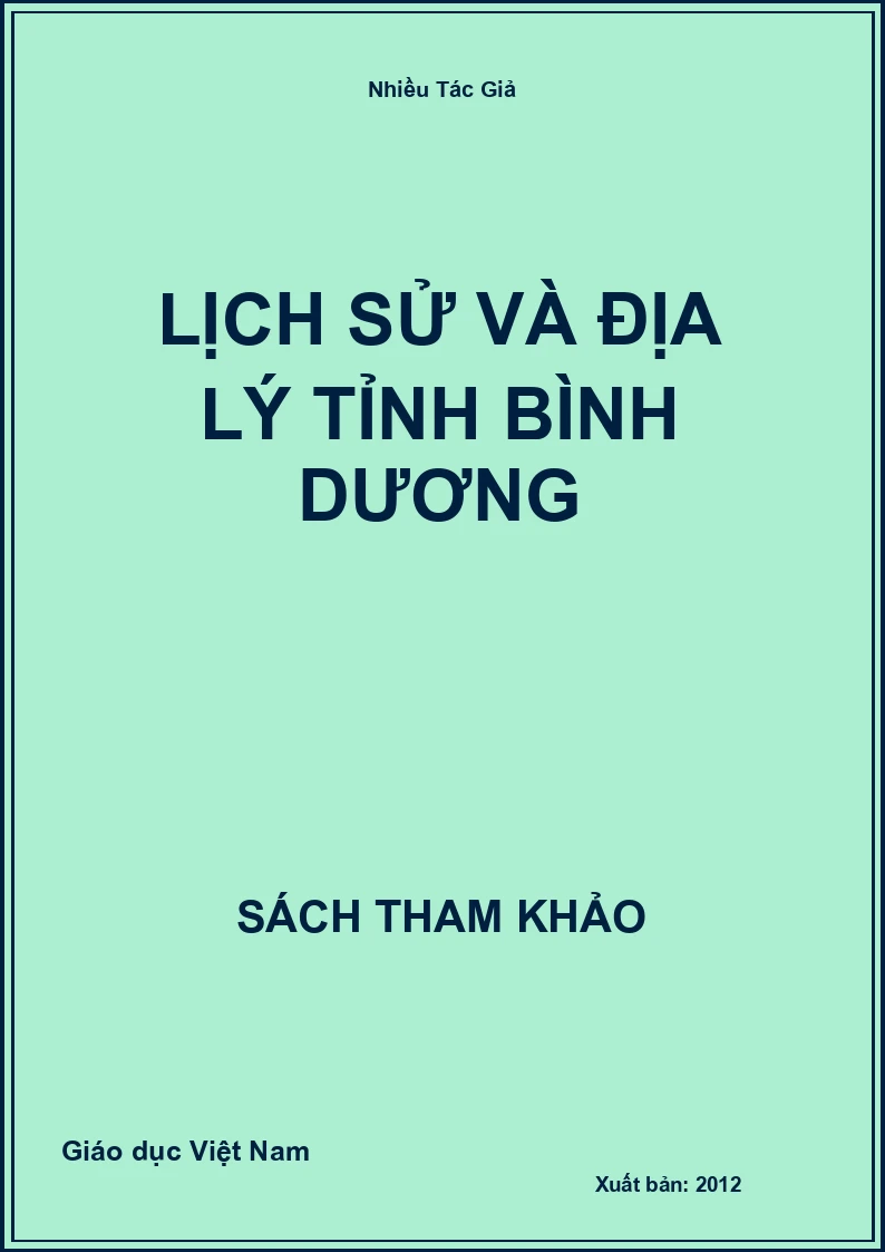 Lịch Sử và địa lý tỉnh Bình Dương