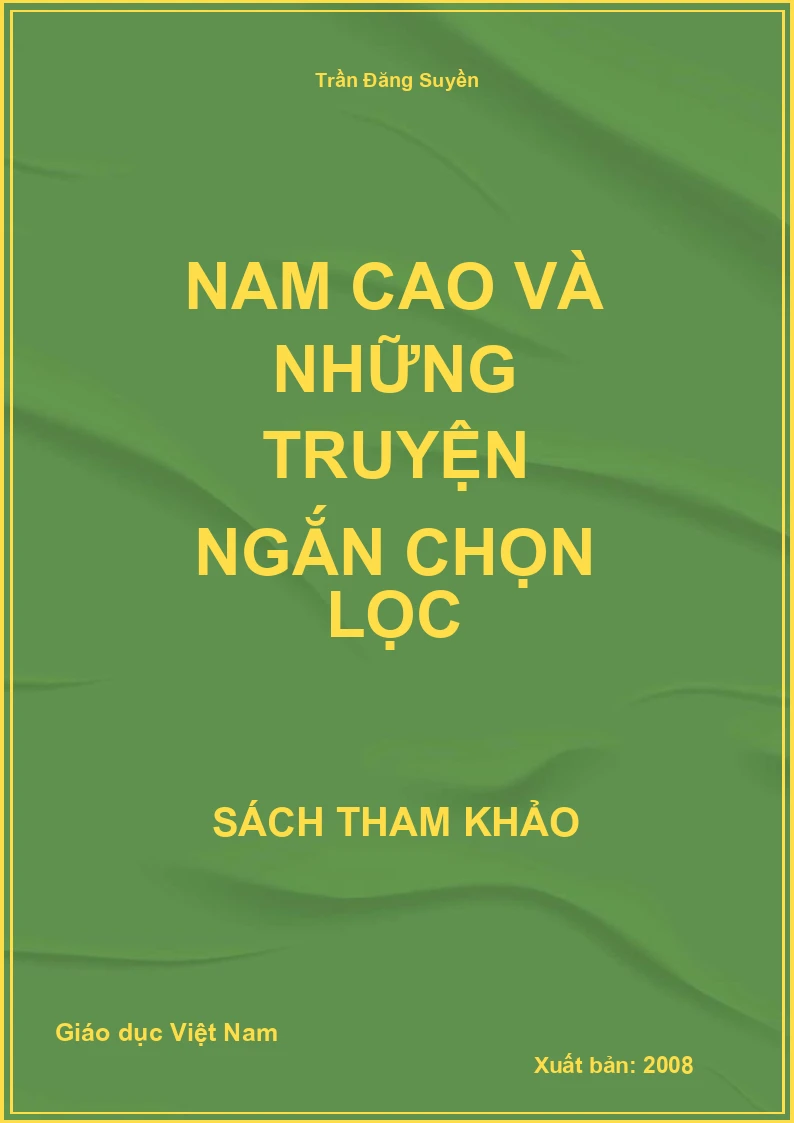Nam Cao và những truyện ngắn chọn lọc