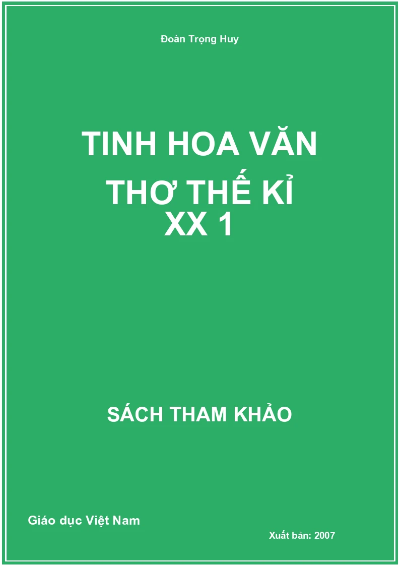 Tinh hoa văn thơ thế kỉ XX 1