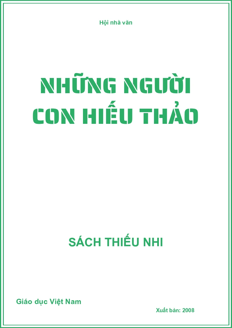 Những người con hiếu thảo