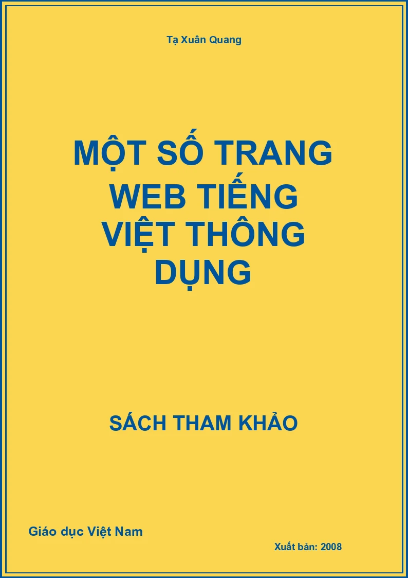 Một số trang web tiếng việt thông dụng