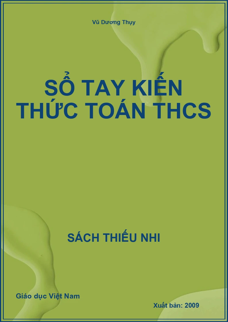 Sổ tay kiến thức toán THCS