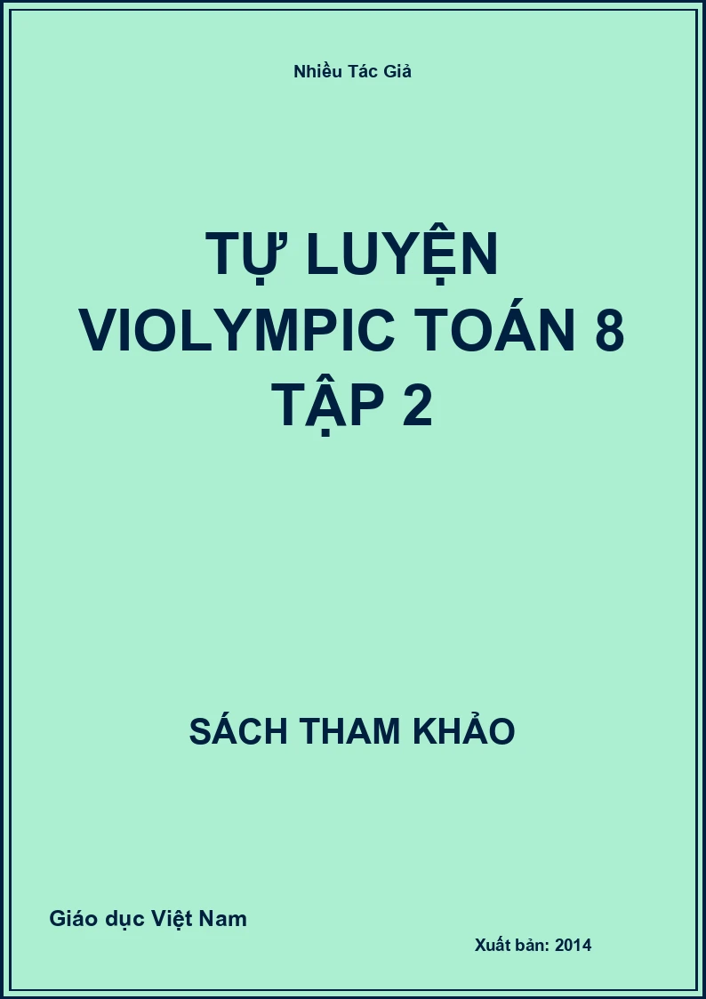 Tự luyện Violympic Toán 8 tập 2