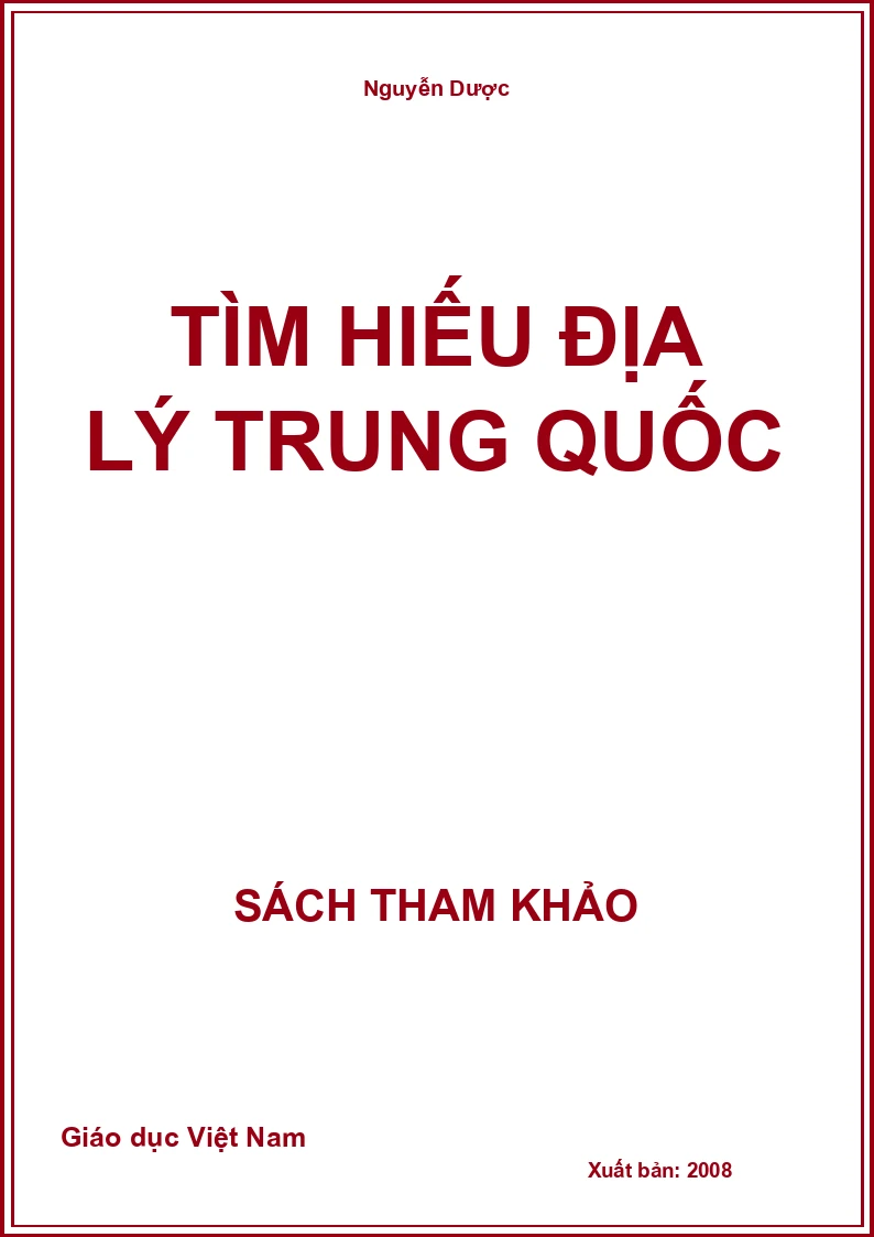 Tìm hiếu địa lý Trung Quốc
