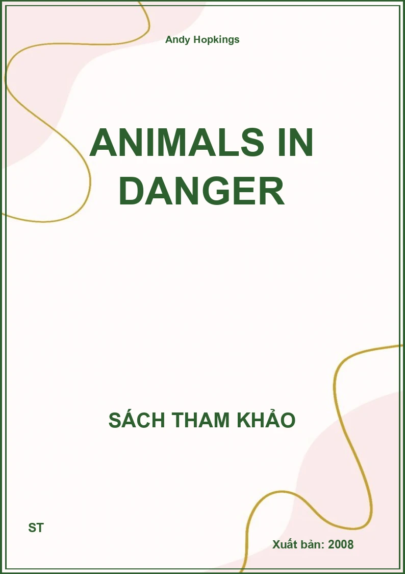 Animals in Danger
