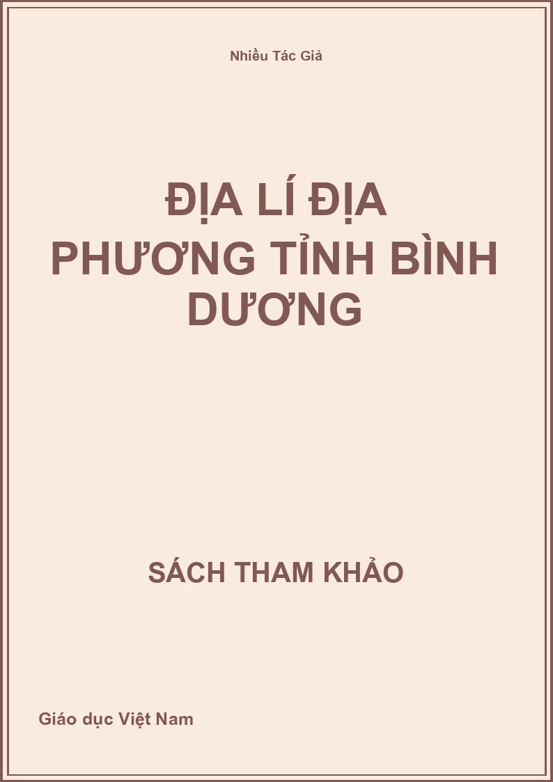 Địa lí địa phương tỉnh Bình Dương