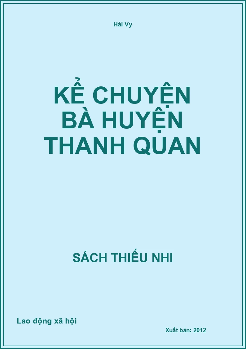 Kể chuyện Bà Huyện Thanh Quan