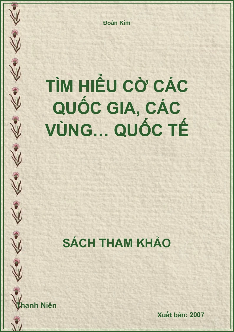 Tìm hiểu cờ các quốc gia, các vùng… quốc tế