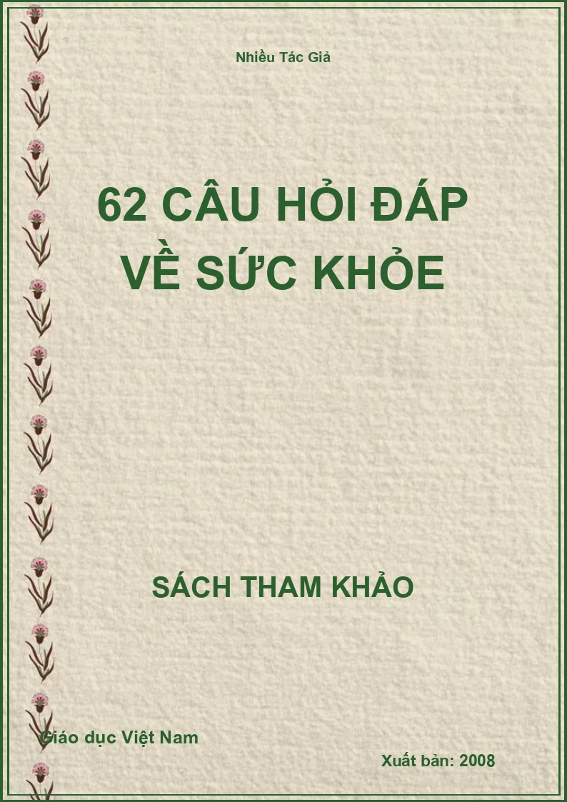 62 câu hỏi đáp về sức khỏe
