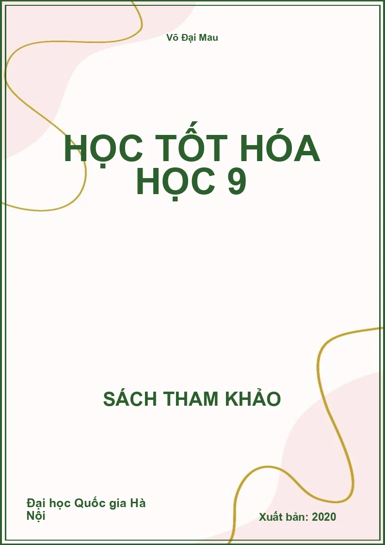 Học tốt hóa học 9