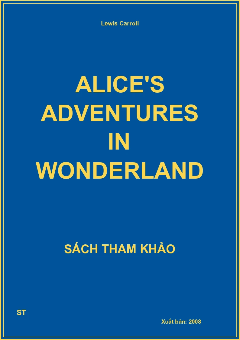 Alice's Adventures in Wonderland