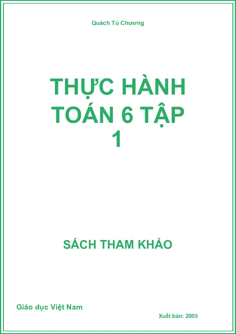 Thực hành toán 6 tập 1