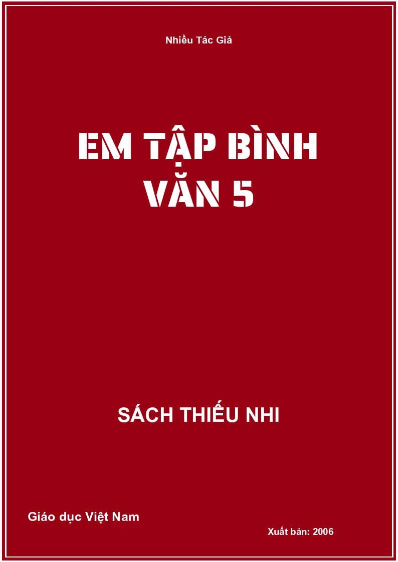 Em tập bình văn 5