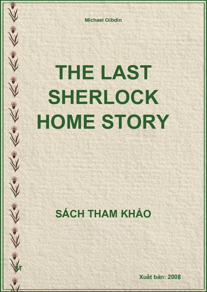 The last Sherlock Home story