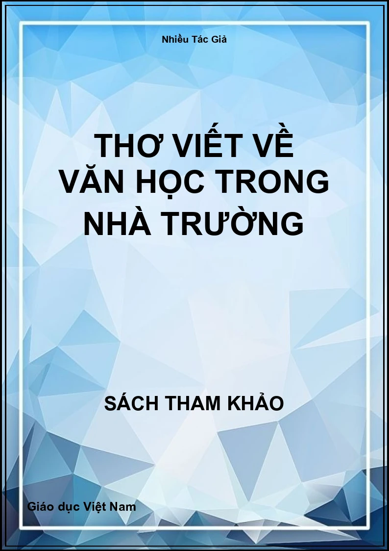Thơ viết về văn học trong nhà trường