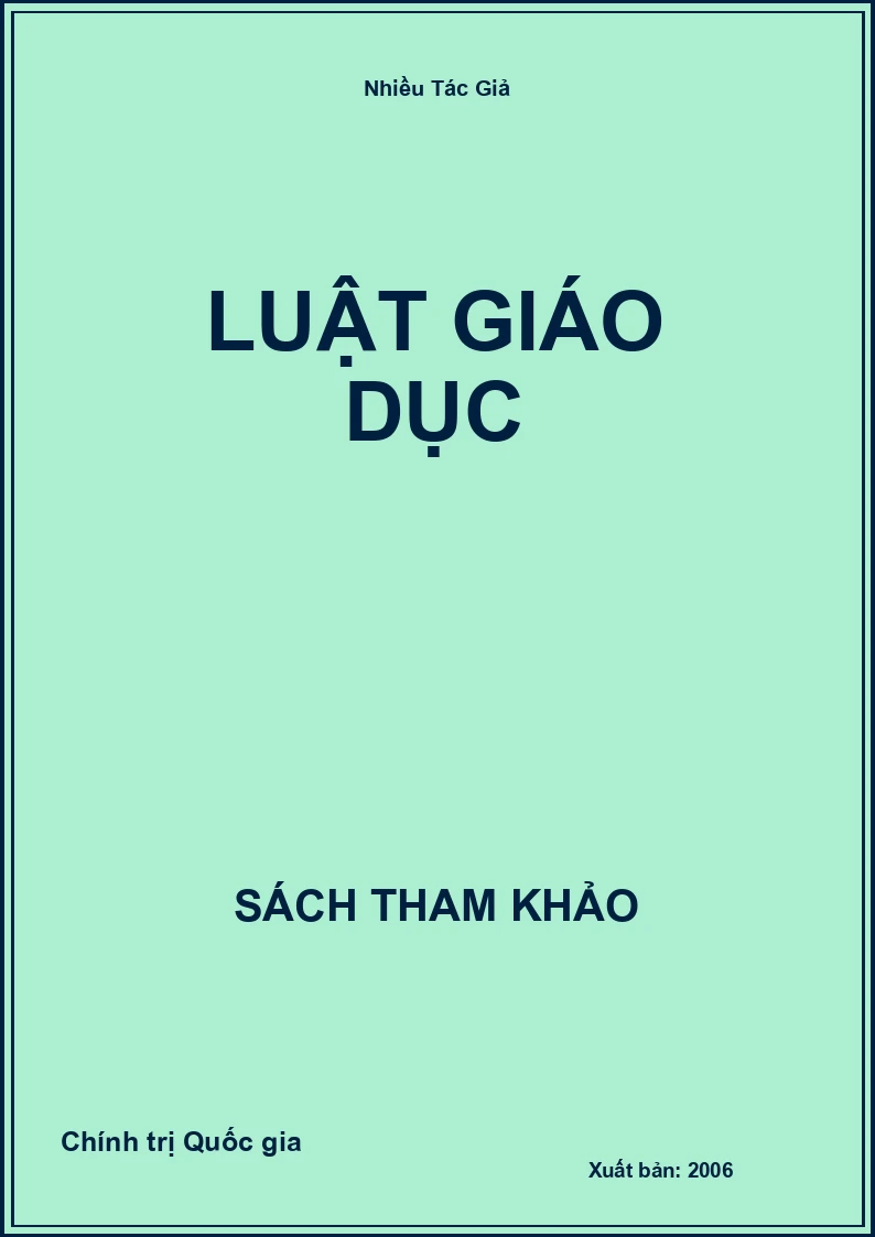 Luật giáo dục
