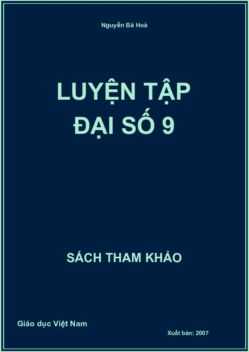 Luyện tập đại số 9