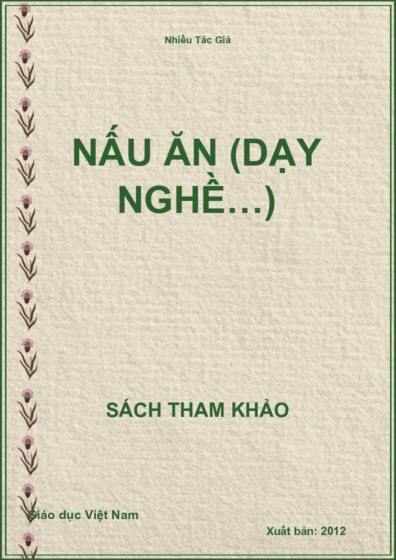 Nấu ăn (Dạy nghề…)