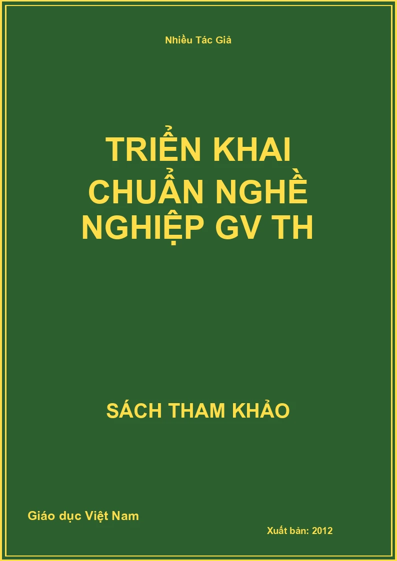 Triển khai chuẩn nghề nghiệp GV TH