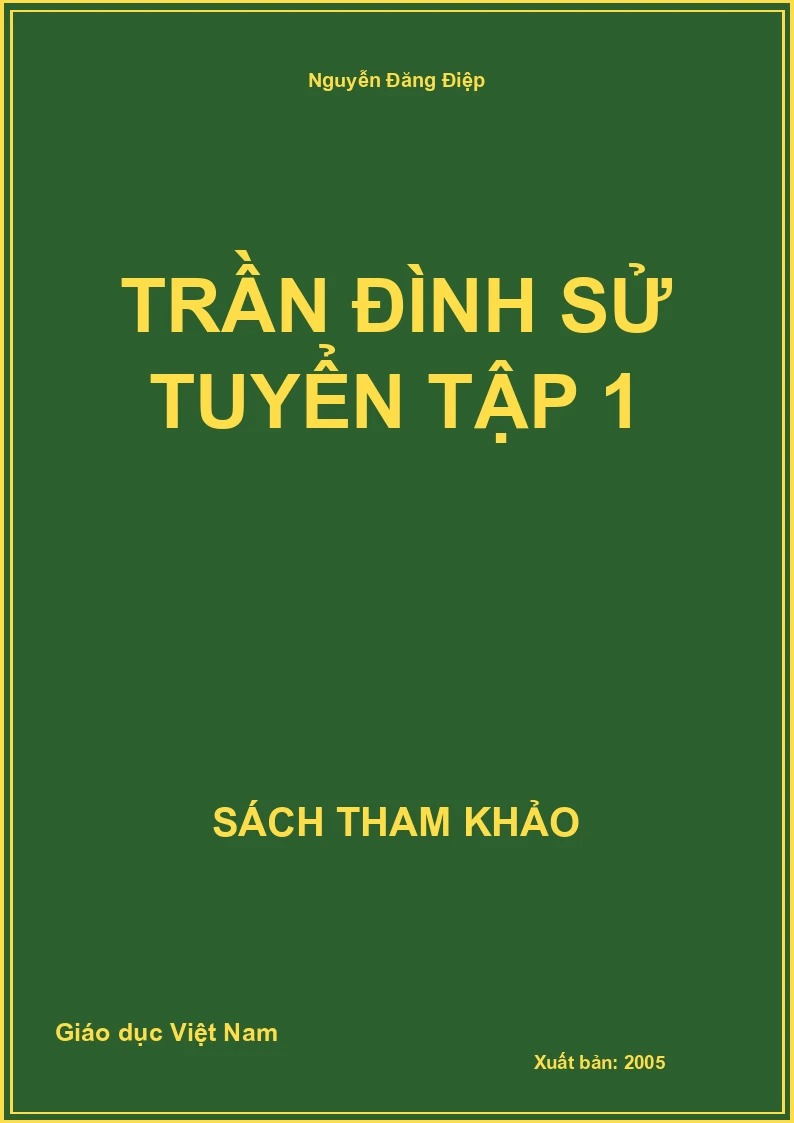 Trần Đình Sử tuyển tập 1