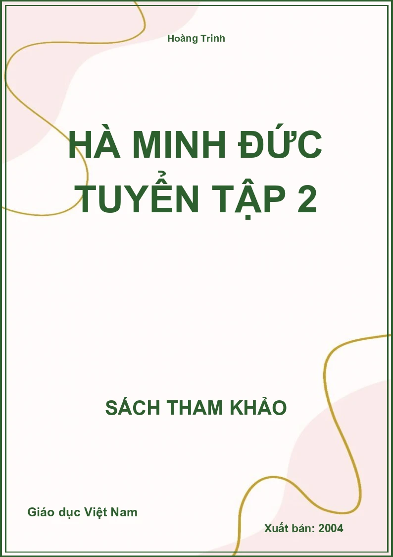 Hà Minh Đức tuyển tập 2
