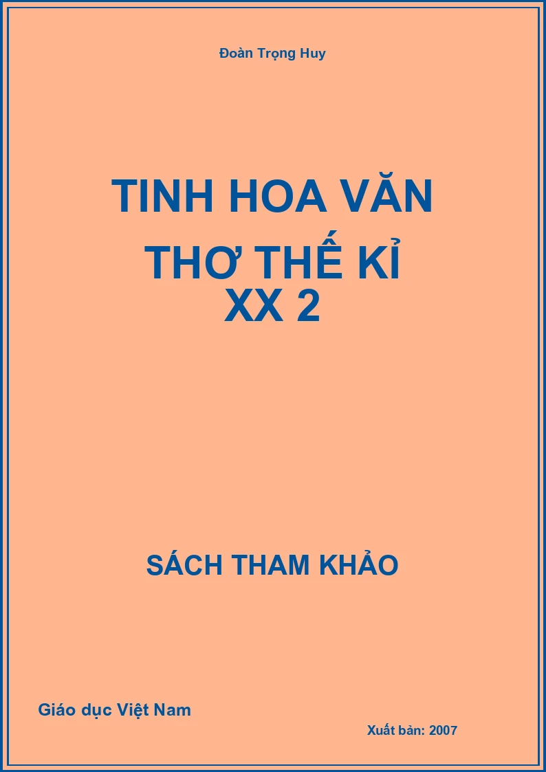 Tinh hoa văn thơ thế kỉ XX 2