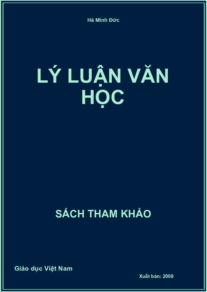 Lý luận văn học