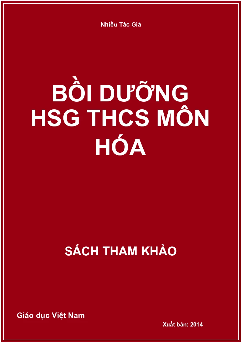 Bồi dưỡng HSG THCS môn Hóa