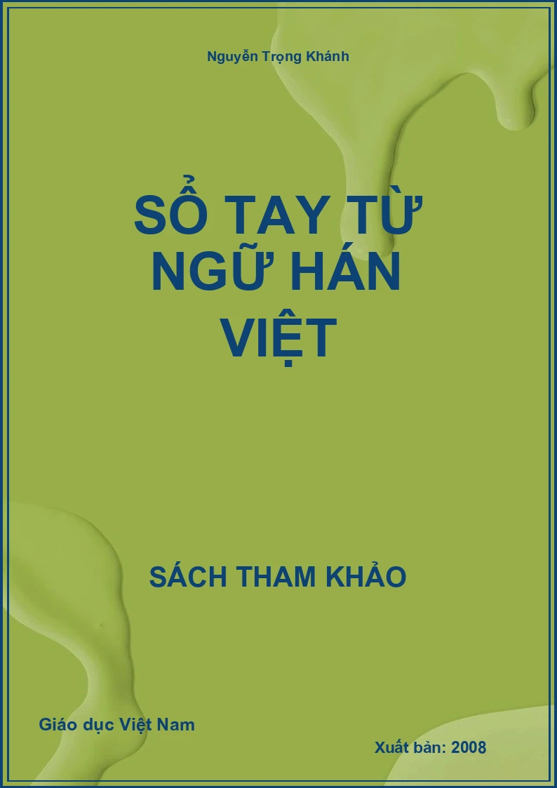 Sổ tay từ ngữ Hán Việt
