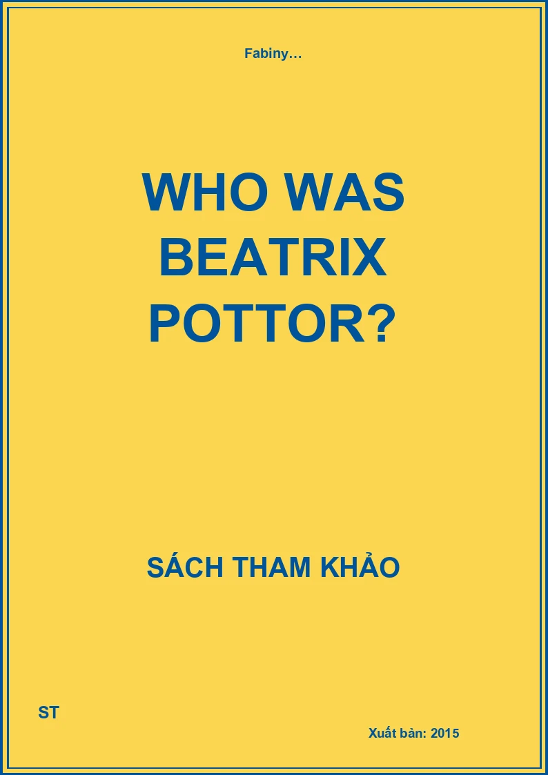 Who was Beatrix Pottor?