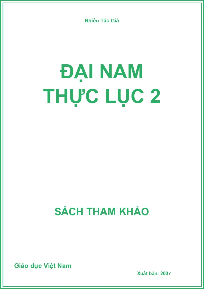 Đại Nam thực lục 2