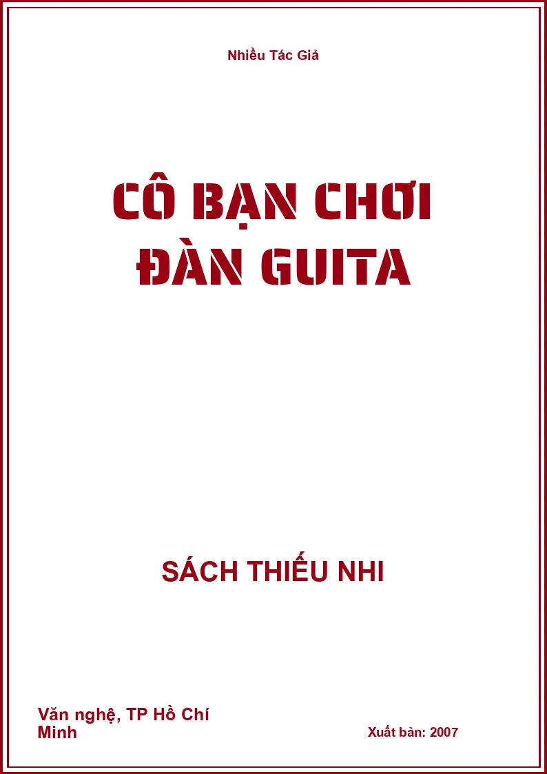 Cô bạn chơi đàn Guita